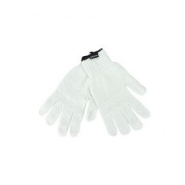 Guantes blancos de algodón y poliéster, unitalla
