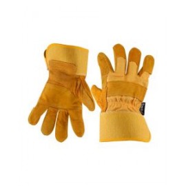 Guantes de carnaza y loneta, unitalla