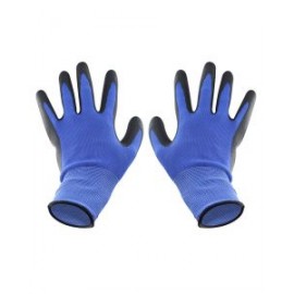 Guantes de poliéster con nitrilo, G
