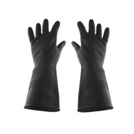 Guantes negros industriales, M