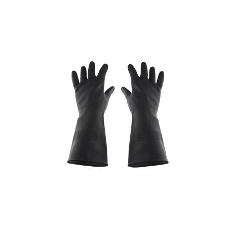 Guantes negros industriales, M
