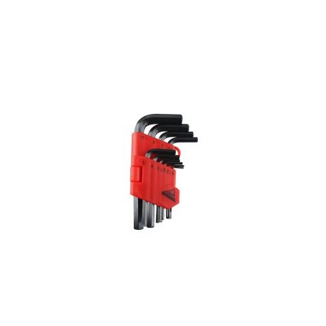 Juego de llaves allen milimétricas, pavonadas 10pz