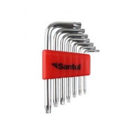 Juego de llaves torx con seguro 7pz