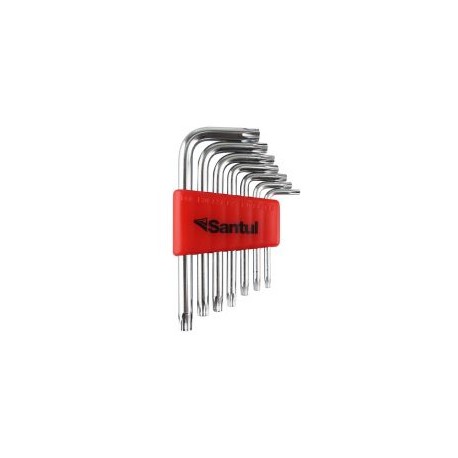 Juego de llaves torx con seguro 7pz