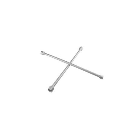 Llave de cruz 18", acabado zincado