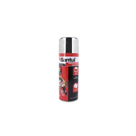 Pintura en aerosol cromo metálico, 300ml
