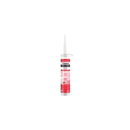 Sellador silicón, tubo con 280 ml color Blanco