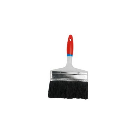 Brocha con mango sólido de plástico, 5"