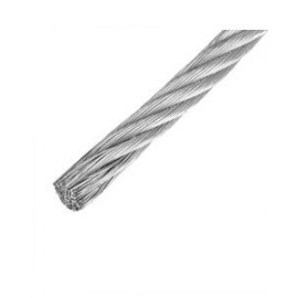 Cable acero rígido 7x7 hilos  1/16", 75m