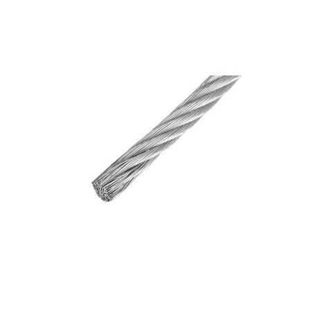 Cable acero rígido 7x7 hilos  1/16", 75m
