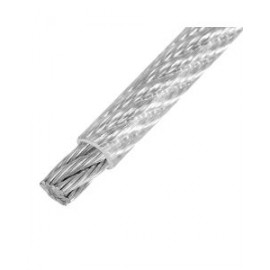 Cable acero rígido 7x7 hilos  1/8" recubierto de ...