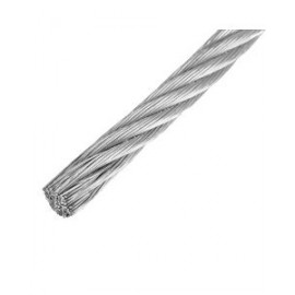 Cable acero rígido 7x7 hilos  3/16", 75m