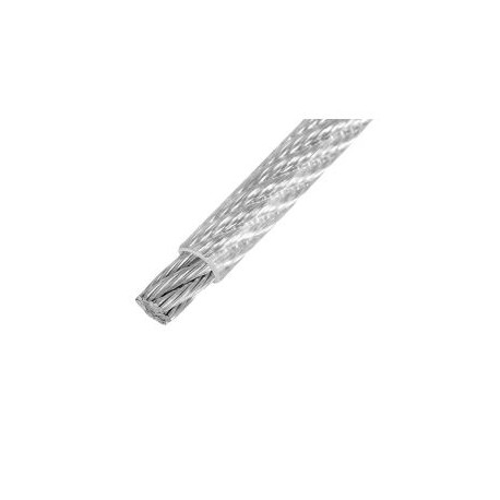 Cable acero rígido 7x7 hilos  3/32" recubierto d ...