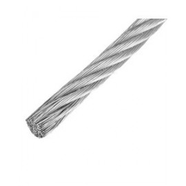 Cable acero rígido 7x7 hilos  3/32", 75m