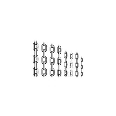 Cadena Galvanizada 3/8, cubeta de 25 kg, longitud 12. ...