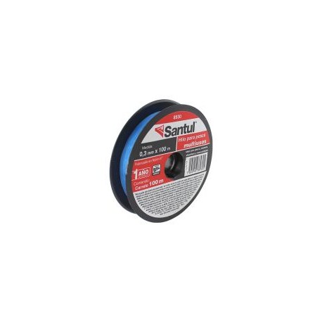 Carrete de hilo para pesca 0.3 mm, 100 m