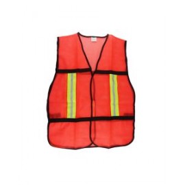 Chaleco de seguridad naranja con reflejante